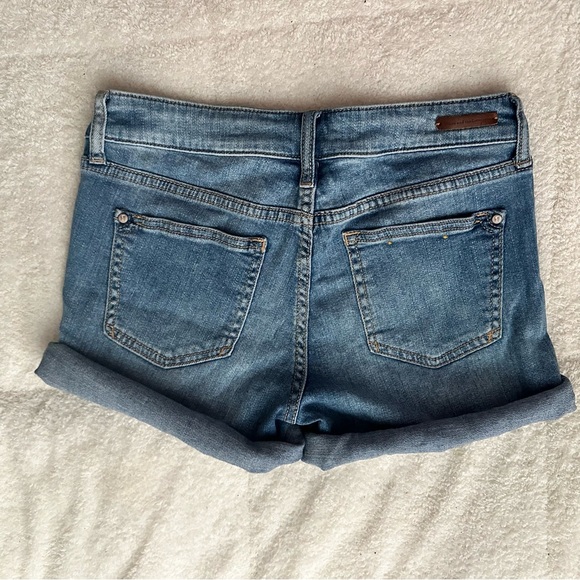 Pilcro and the Letterpress “Stet” Roll Up Shorts | Light Blue Denim | Sz:27 - Picture 13 of 16